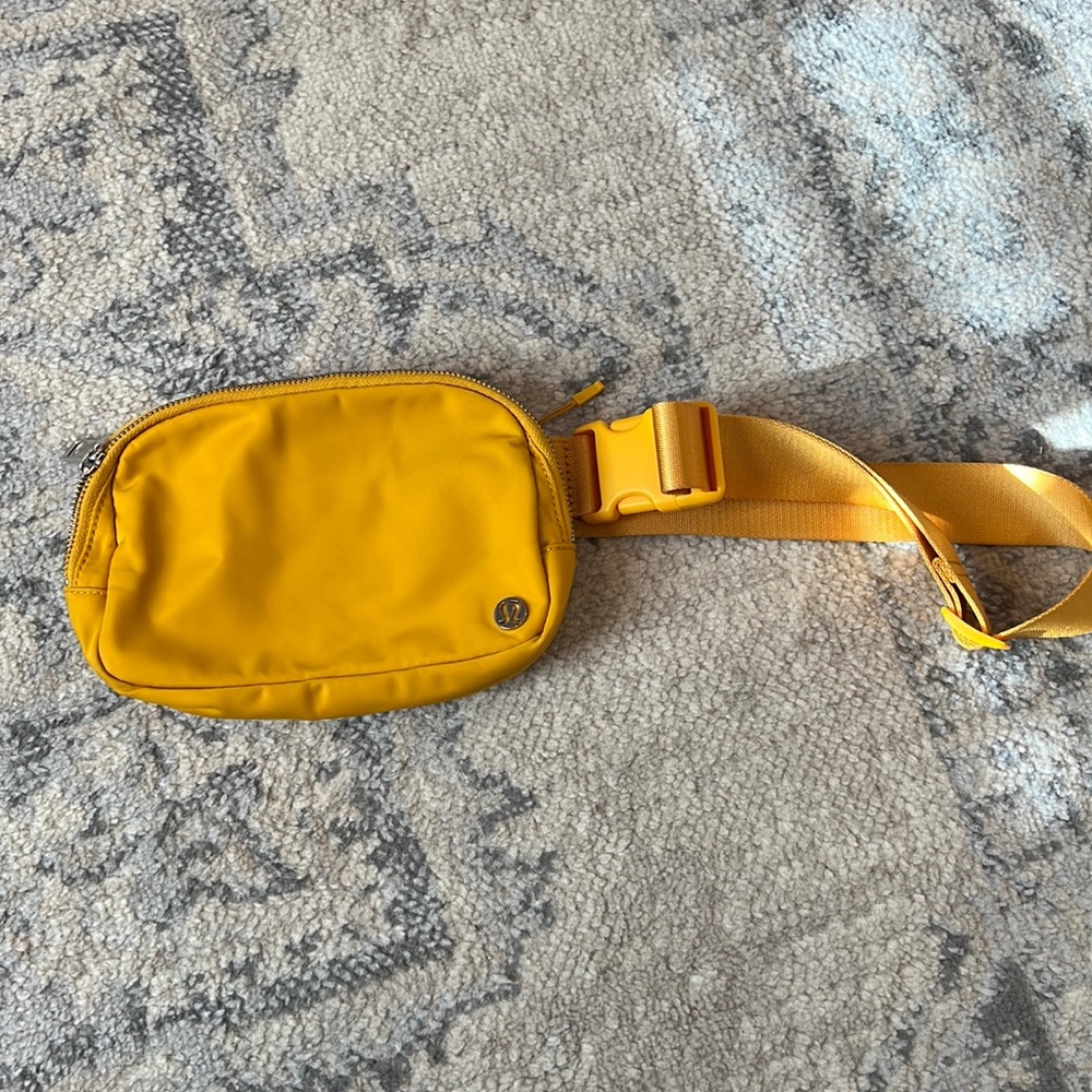 Lululemon Athletica Gold Yellow Clutch Wristlet
